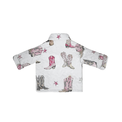 Ida Mae Thunderbird Boots Toddler Jacket - Pink