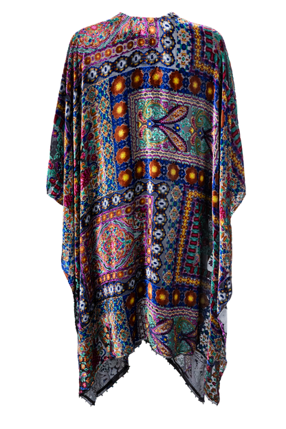Johnny Was Burnout Velvet Shawl - Sophia