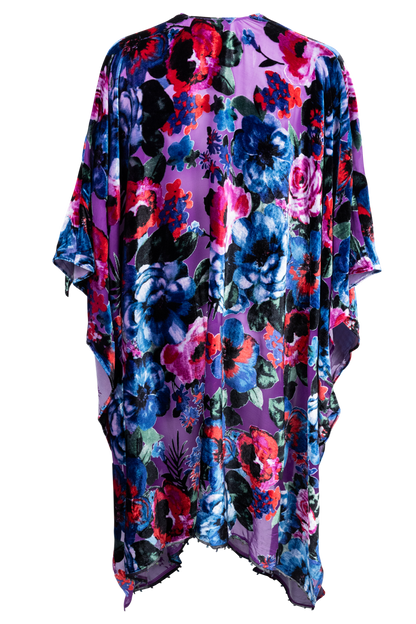 Johnny Was Burnout Velvet Shawl - Phantasma