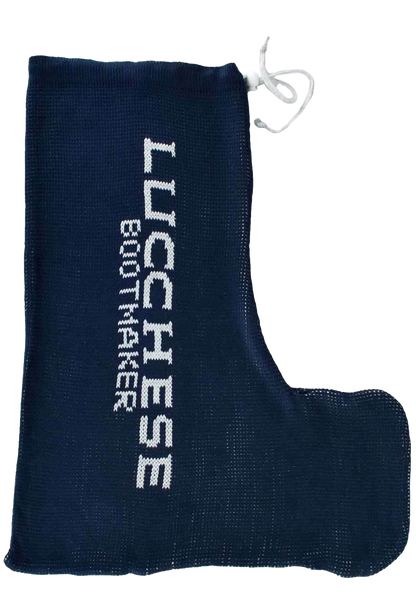 Lucchese | Mirrored-L Dress Sock :: Brown L