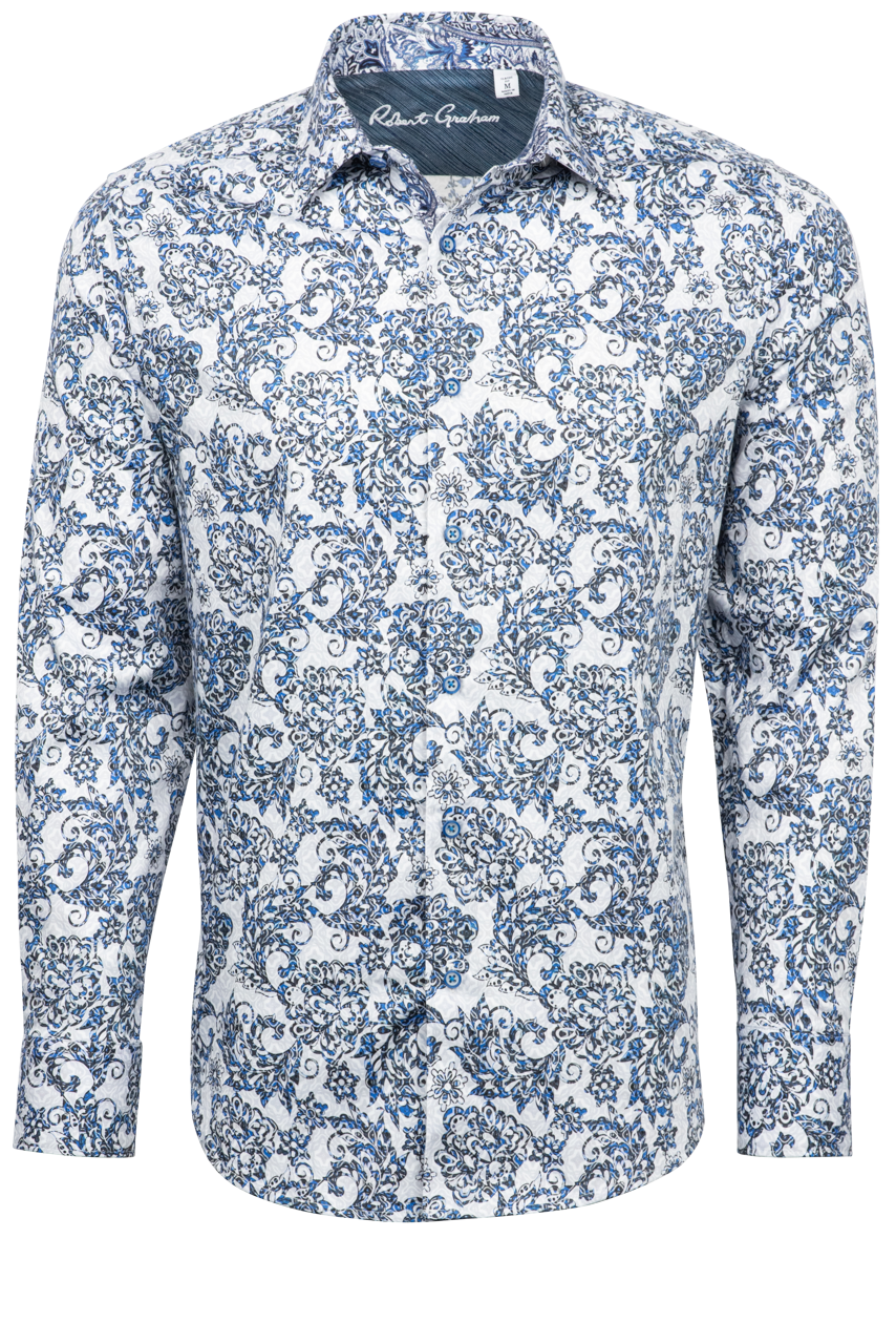 Robert Graham Divan Button-Front Shirt