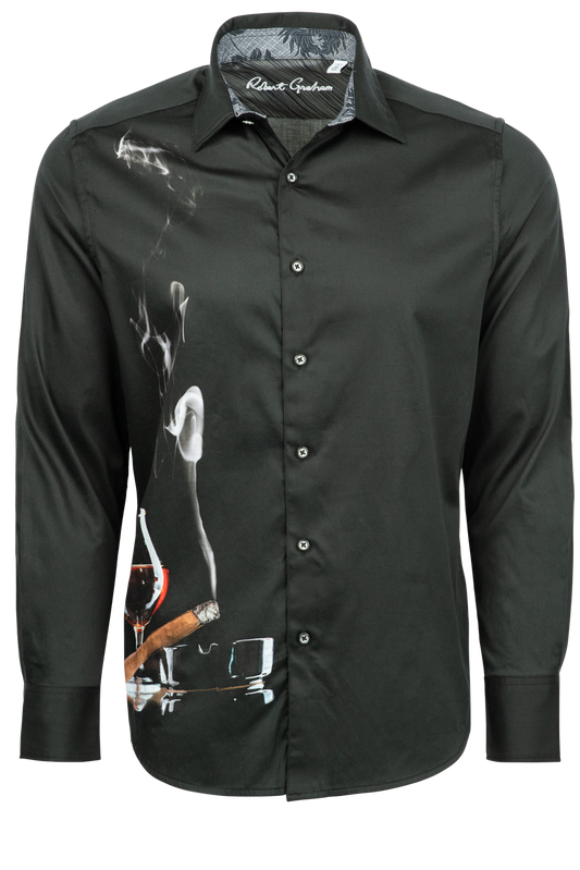 Robert Graham Man Cave Button-Front Shirt