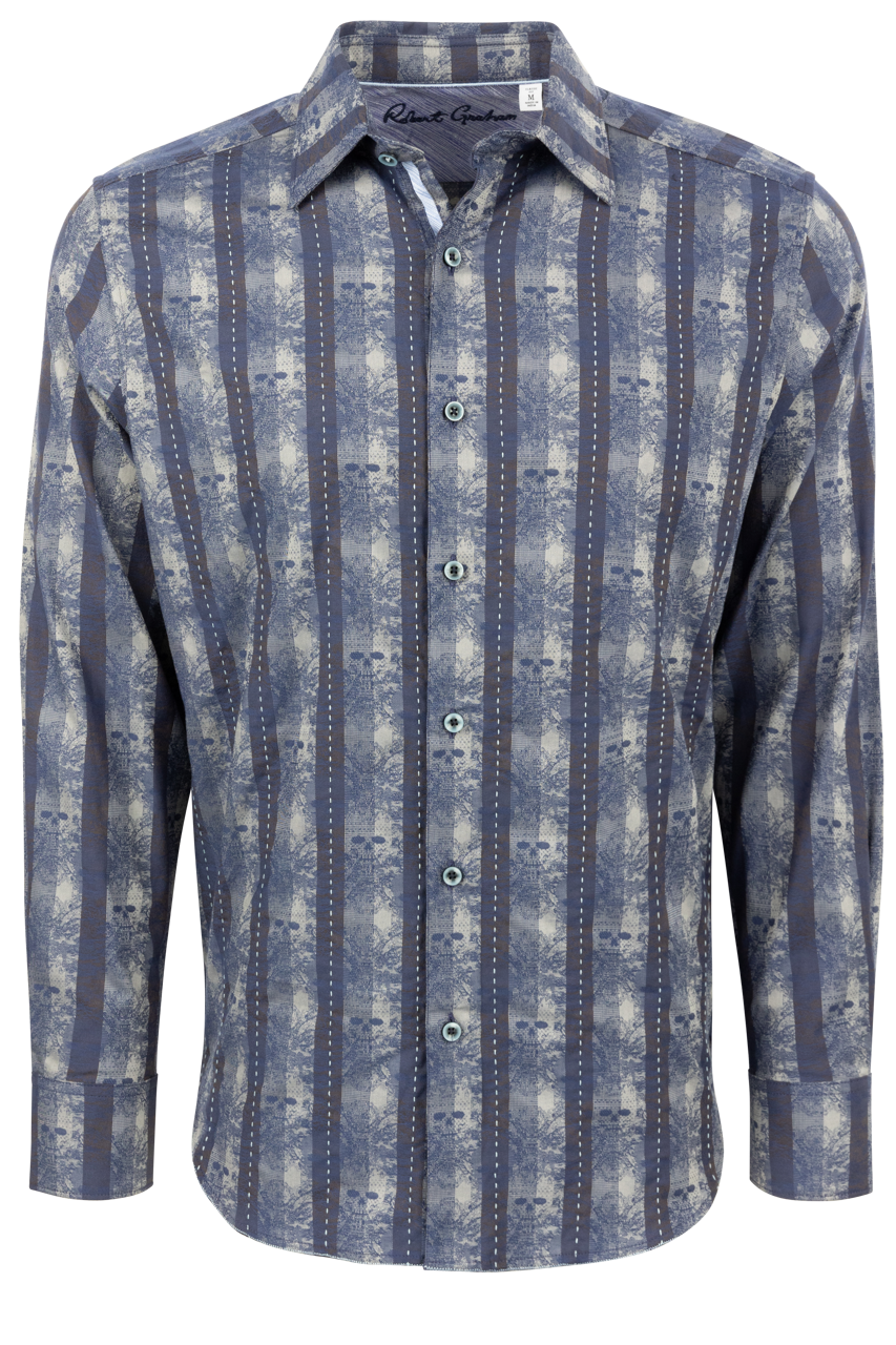 Robert Graham Dunkirk Woven Button-Front Shirt