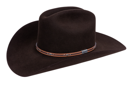 Resistol George Strait 6X Kingman Felt Cowboy Hat - Chocolate