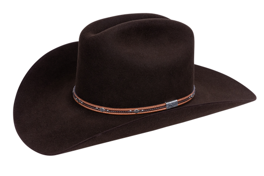 Resistol George Strait 6X Kingman Felt Cowboy Hat - Chocolate