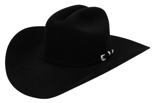 Resistol George Strait Black 6X Logan Felt Cowboy Hat | Pinto Ranch