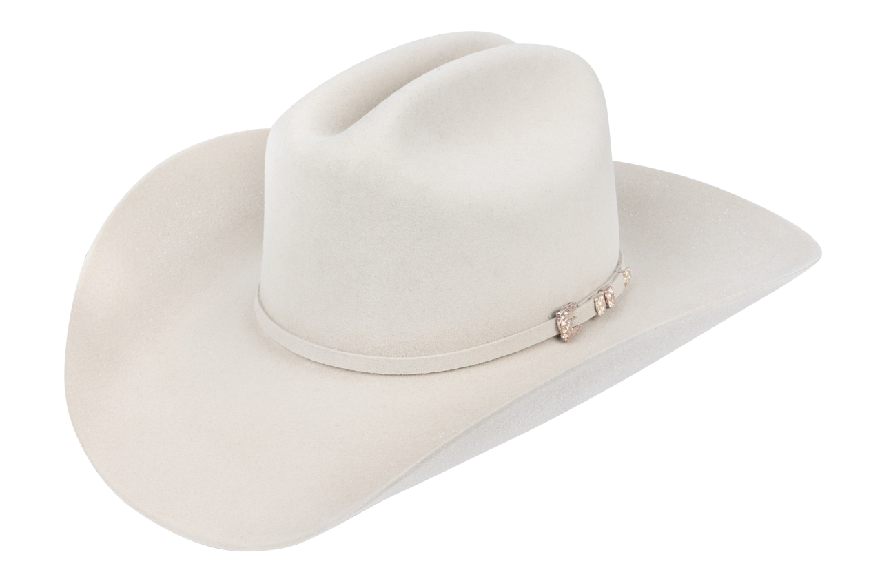 Resistol George Strait 6X Felt Cowboy Hat - Silver Belly
