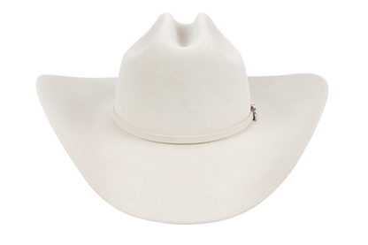 Resistol George Strait 6X Logan Felt Cowboy Hat - Silver Belly