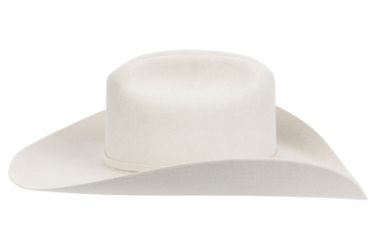 Resistol George Strait 6X Logan Felt Cowboy Hat - Silver Belly