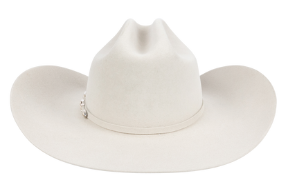 Resistol George Strait 6X Logan Felt Cowboy Hat - Silver Belly