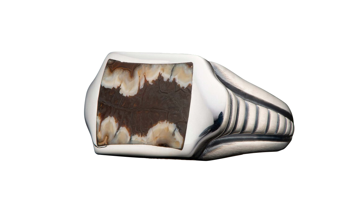 William Henry Sleek Ring - Mammoth Tooth