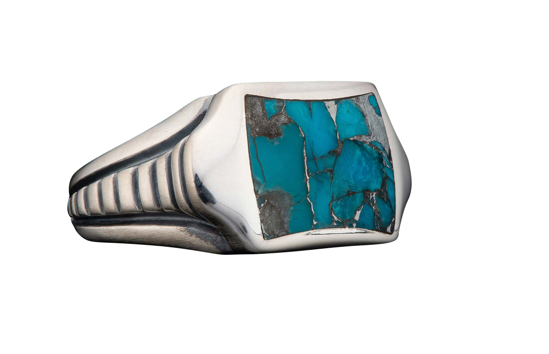 William Henry Sleek Ring - Turquoise