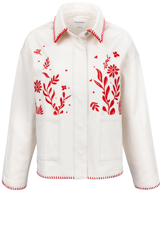 Raisonnel Ivory Canvas Jacket