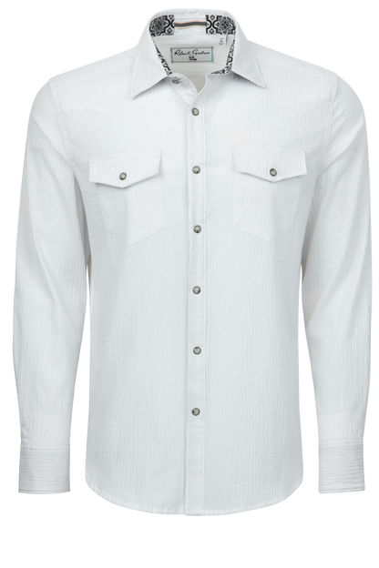 Robert Graham Cantina Snap Front Shirt - White