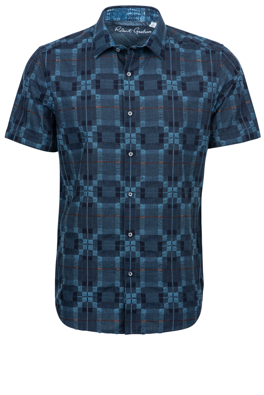 Robert Graham Aizome Button-Front Shirt