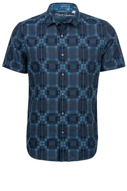 Robert Graham Aizome Button-Front Shirt