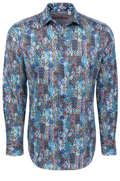 Robert Graham Merola Button-Front Shirt