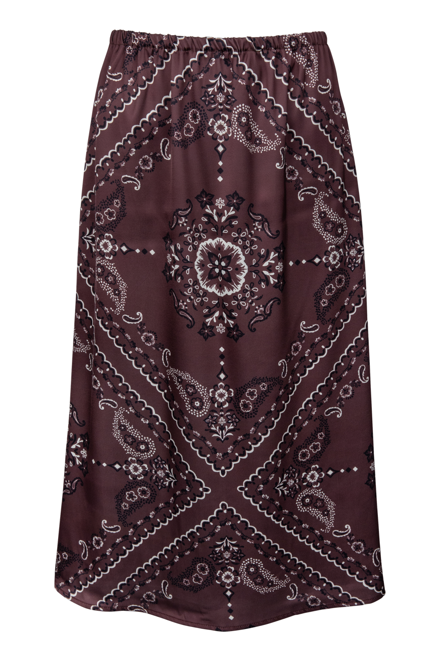 Raisonnel Paisley Midi Skirt