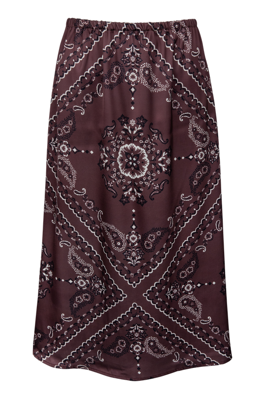 Raisonnel Paisley Midi Skirt