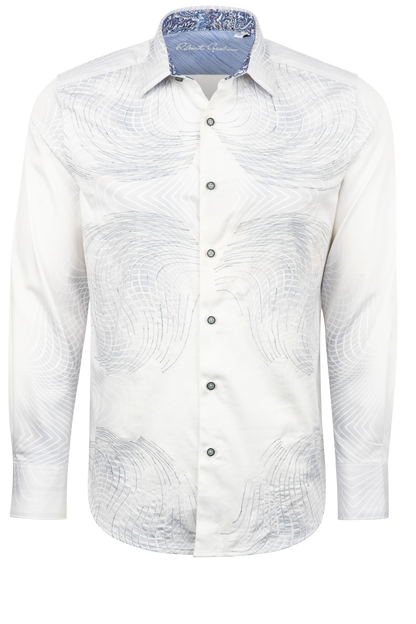 Robert Graham Fairchild Abstract Button-Front Shirt