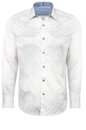 Robert Graham Fairchild Abstract Button-Front Shirt