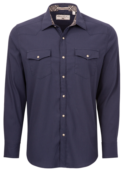 Robert Graham Cantina Snap Front Shirt - Navy