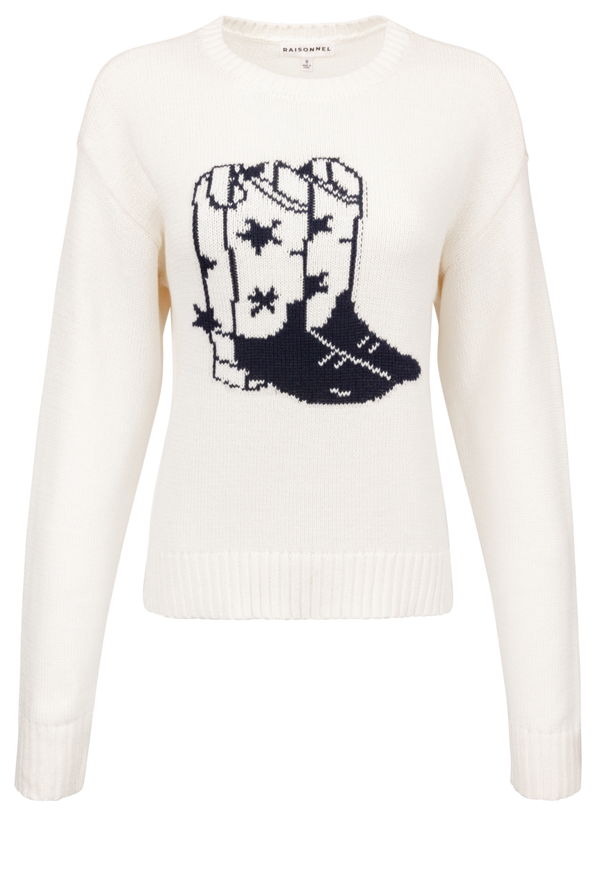 Raisonnel Crew Neck Boot Sweater