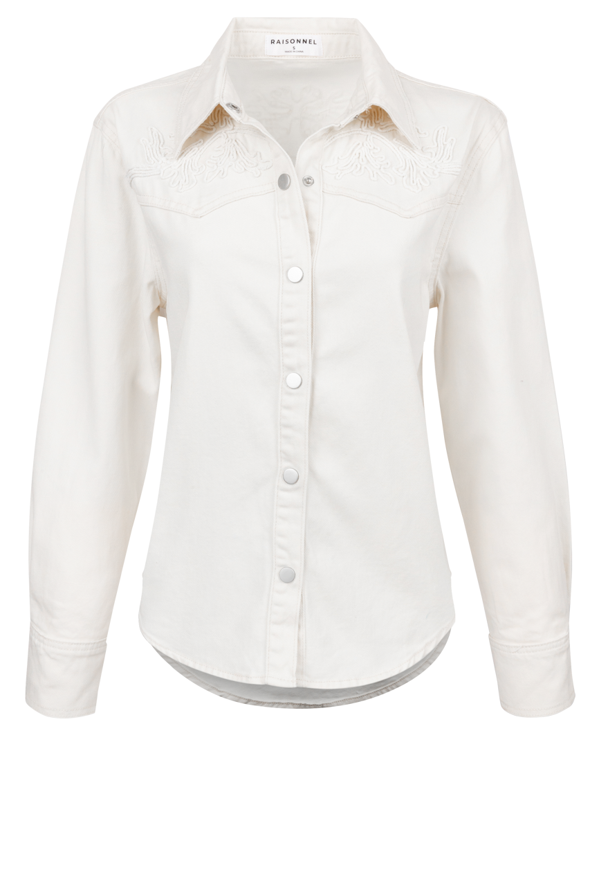 Raisonnel Ivory Denim Shirt
