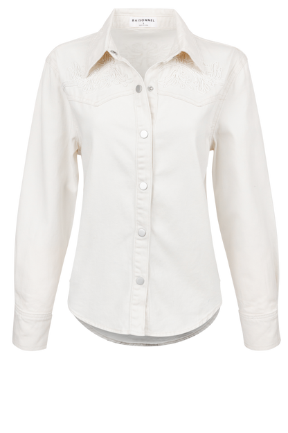 Raisonnel Ivory Denim Shirt