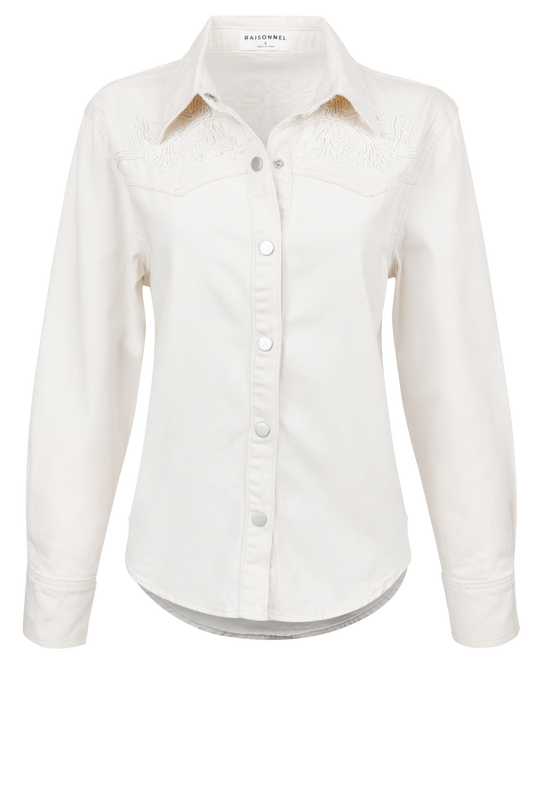 Raisonnel Ivory Denim Shirt