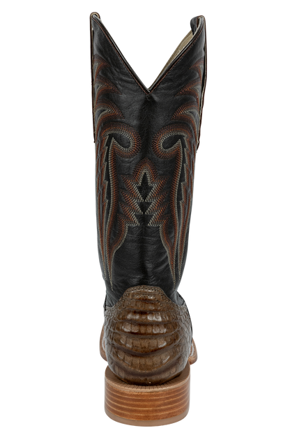 R. Watson Caiman Belly Cowboy Boots - Coco