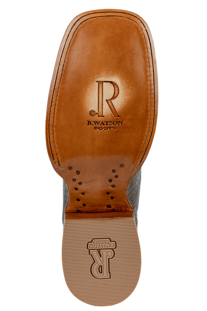 R. Watson Caiman Belly Cowboy Boots - Coco