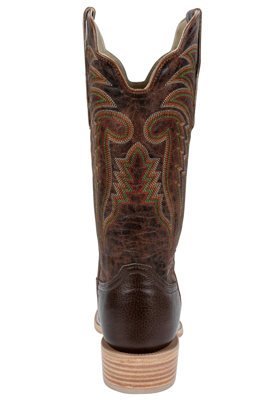 R. Watson Deer Narrow Cowboy Boots - Chocolate
