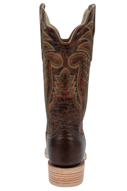 R. Watson Deer Narrow Cowboy Boots - Chocolate