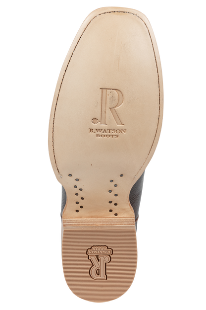 R. Watson Deer Narrow Cowboy Boots - Chocolate