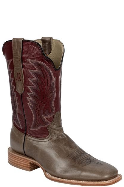 R. Watson Old Fashioned Cowboy Boots - Charcoal