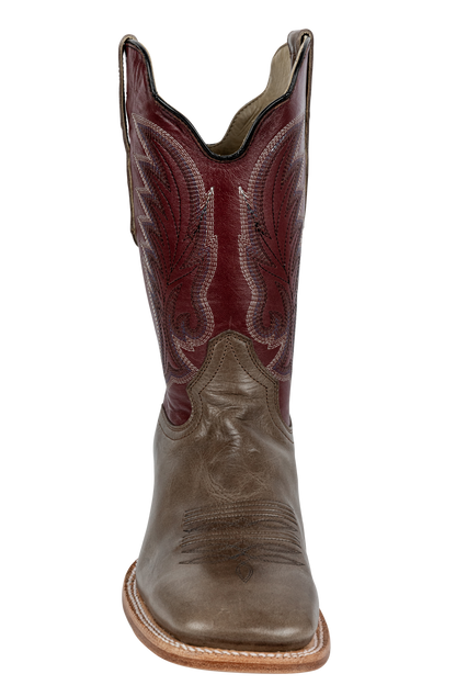 R. Watson Old Fashioned Cowboy Boots - Charcoal