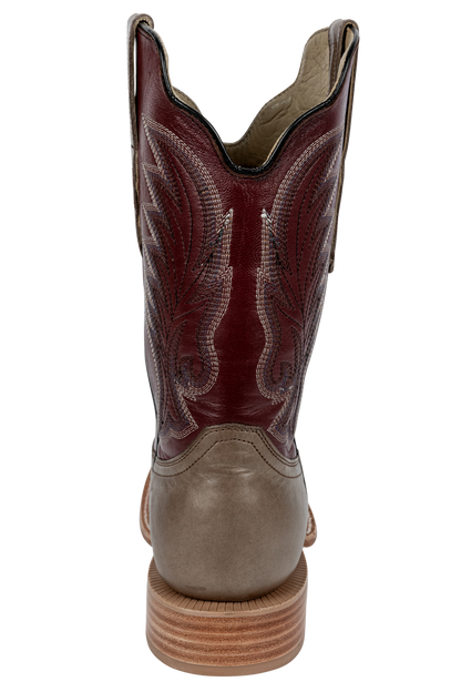 R. Watson Old Fashioned Cowboy Boots - Charcoal