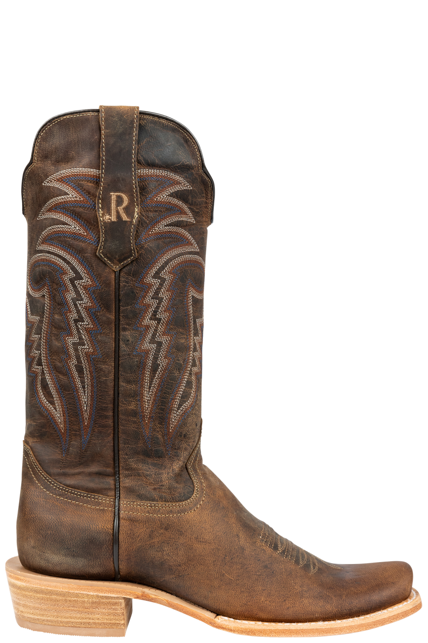 R. Watson Goat Cowboy Boots - Tan