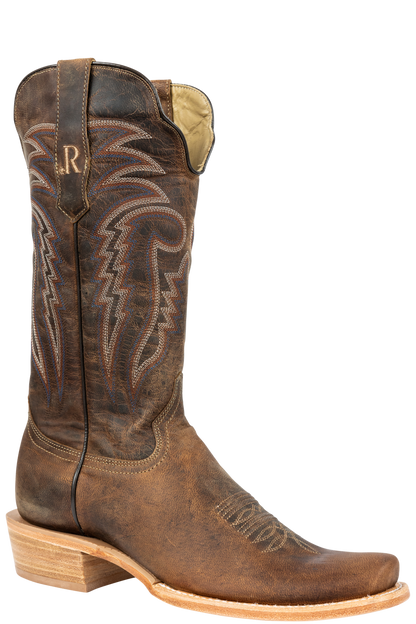 R. Watson Goat Cowboy Boots - Tan