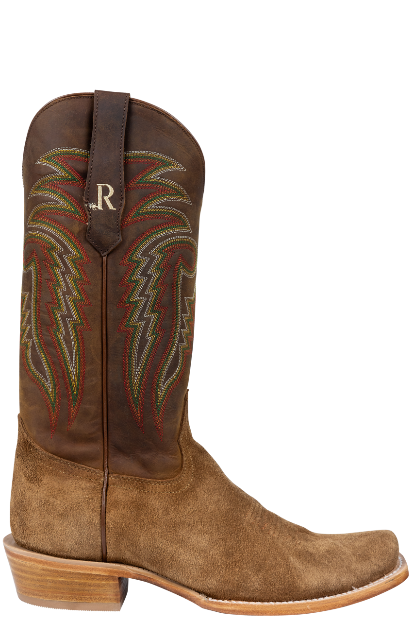 R. Watson Cowhide Cowboy Boots - Arizona Tan