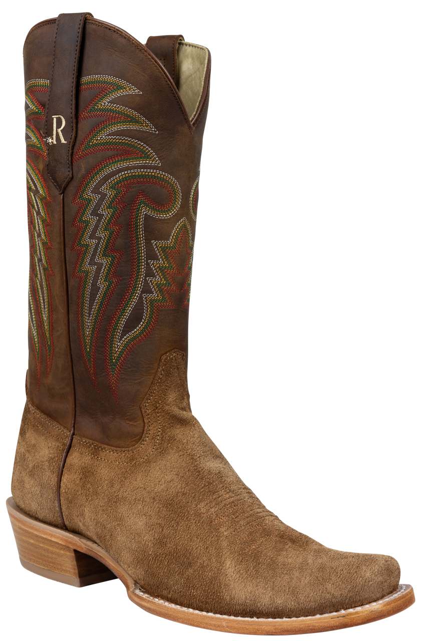 R. Watson Cowhide Cowboy Boots - Arizona Tan