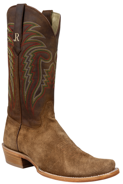 R. Watson Cowhide Cowboy Boots - Arizona Tan