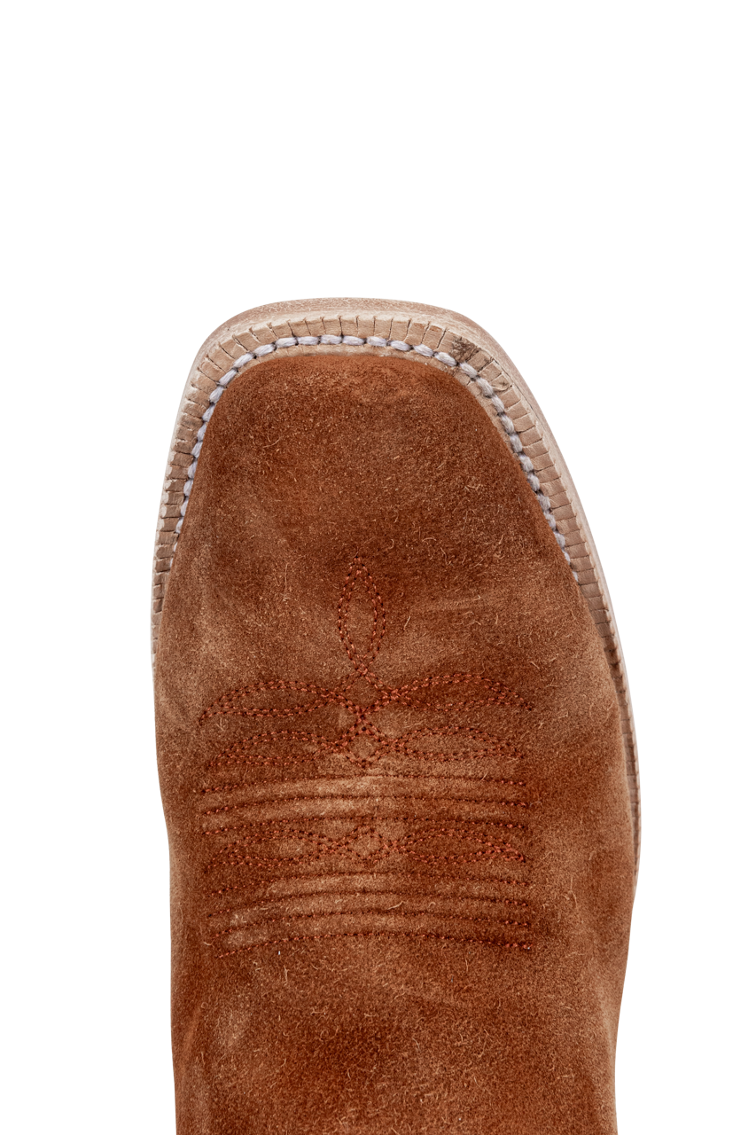 R. Watson Roughout Narrow Cowgirl Boots - Ginger