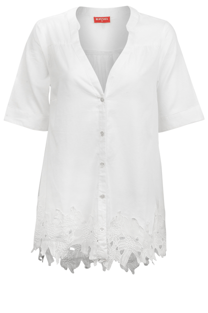 RubyYaya Portofino Eyelet Shirt