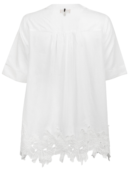 RubyYaya Portofino Eyelet Shirt