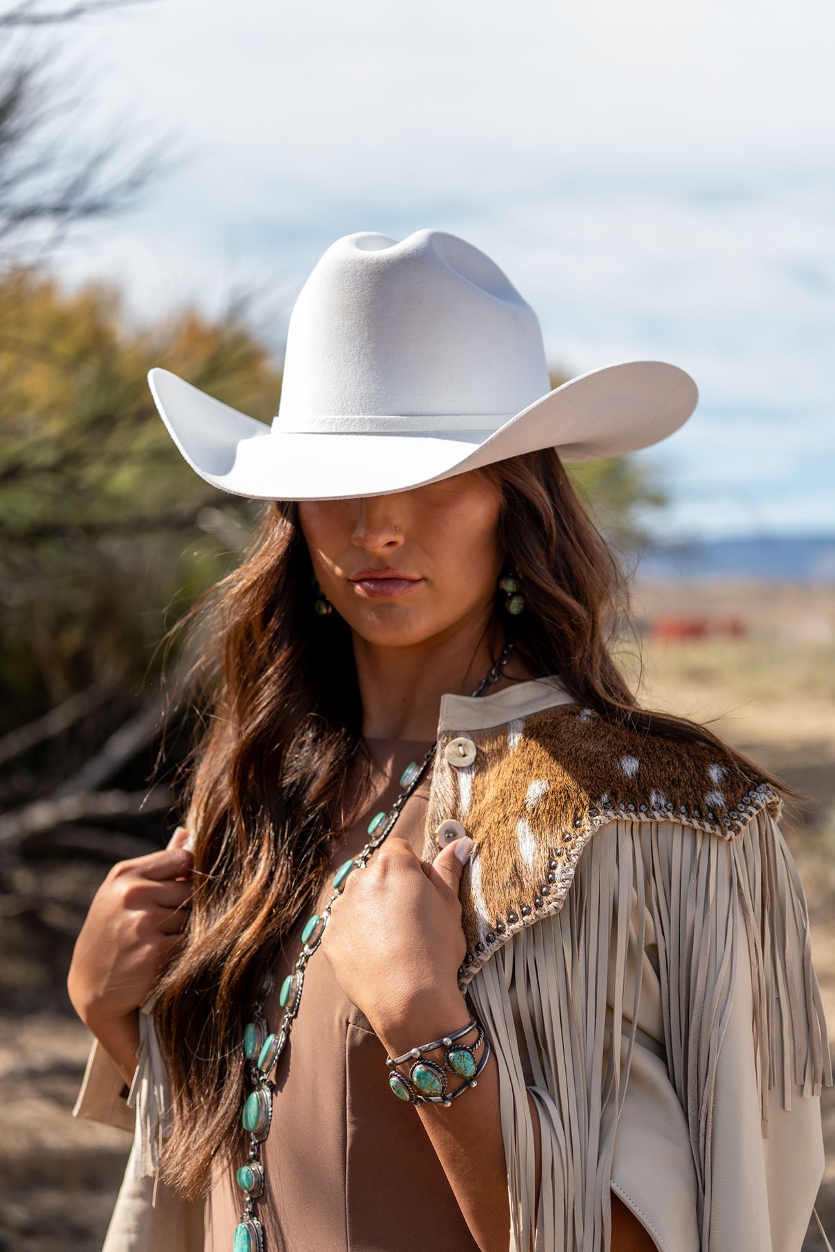 Cripple Creek Vintage Studded Brown Western Jacket | Pinto Ranch