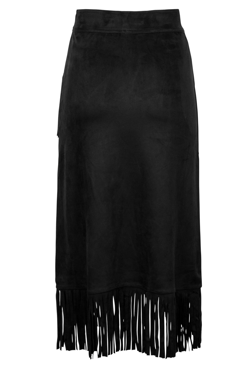 W.A.Y. Fringe Wrap Skirt