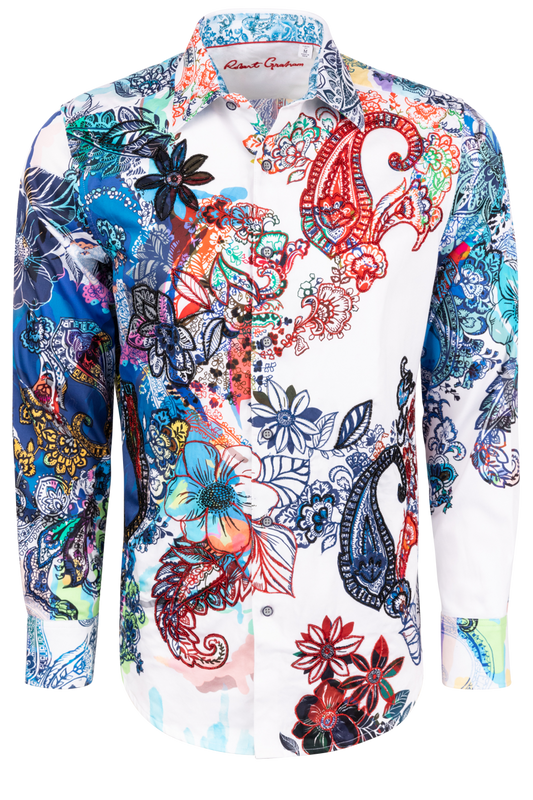 Robert Graham Branca Button-Front Shirt