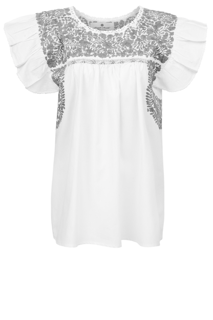 Margarita Mercantile Sara Top - White